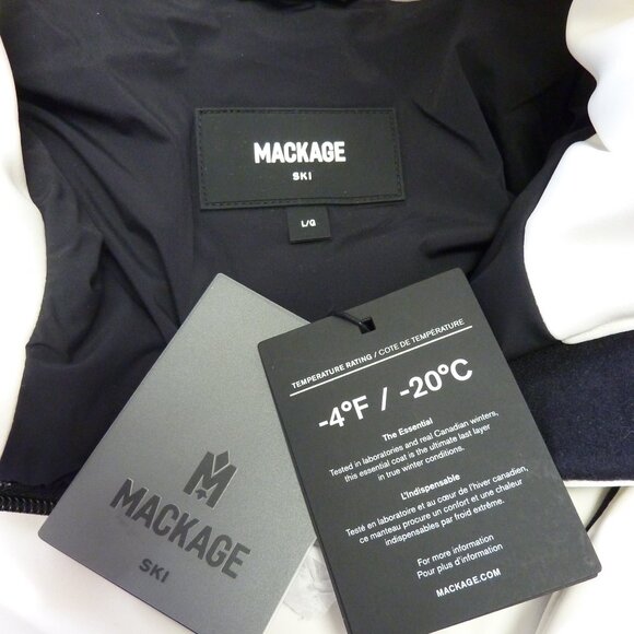 Mackage Elle Snow Fill Jumpsuit in Off White/Black - Picture 16 of 16